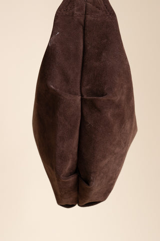 Frosted Suede Messenger Bag