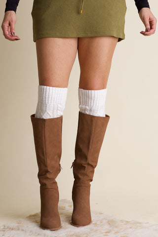 Over the Knee Knit Sweater Socks