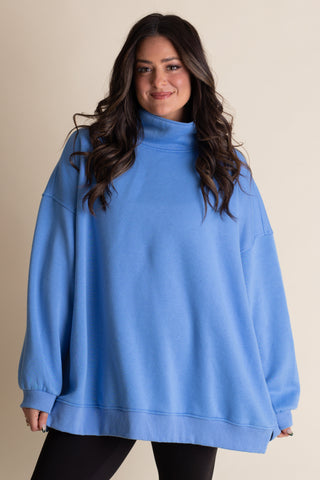 Nellie Oversized CloudSoft Mock Neck