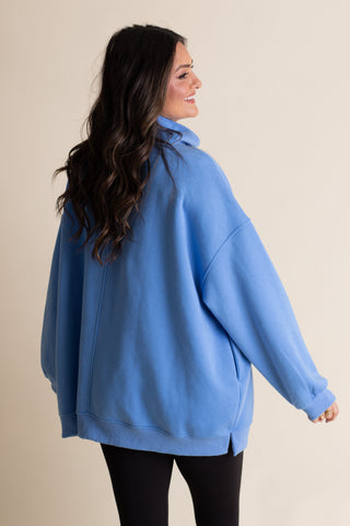 Nellie Oversized CloudSoft Mock Neck