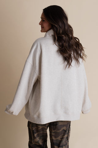 Nellie Oversized CloudSoft Mock Neck