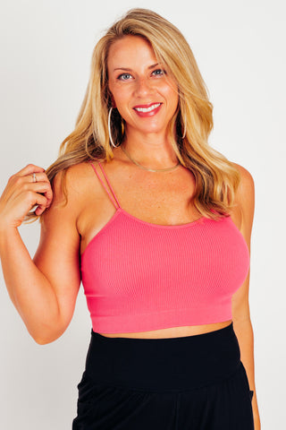 Send Your Approval Ribbed Bralette