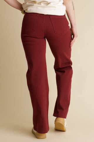 Work Mode High Rise Wide Leg Jeans