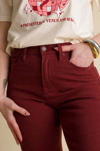 Work Mode High Rise Wide Leg Jeans