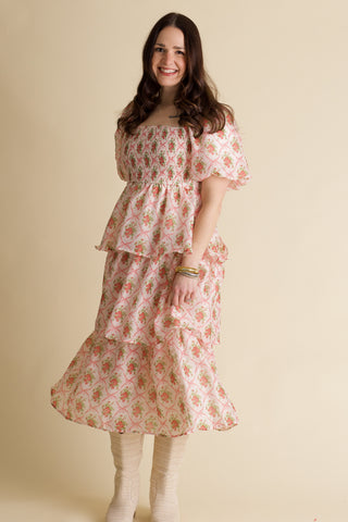 Morning Blooms Midi Dress