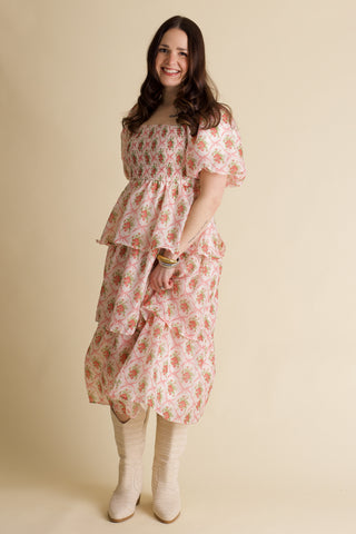 Morning Blooms Midi Dress