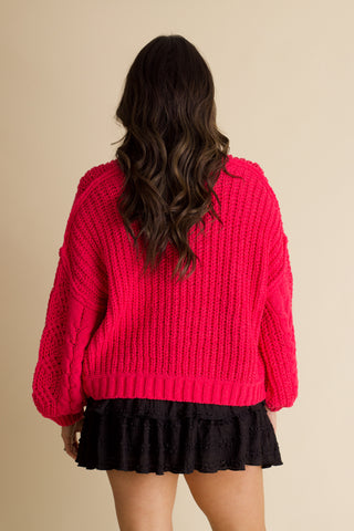 Keep Going V Neck Sweater