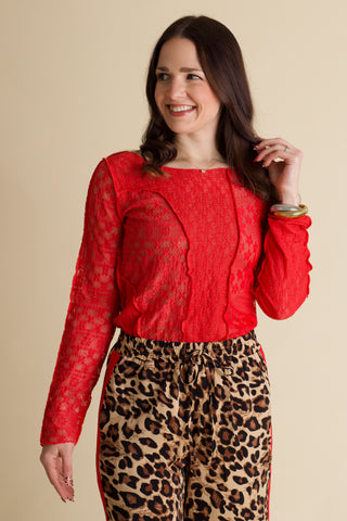 Never Let Go Boat Neck Top