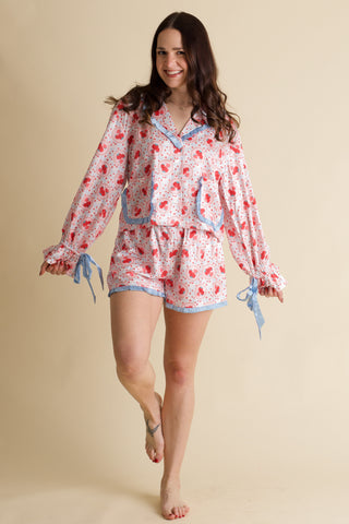 Strawberry Love Pajama Set