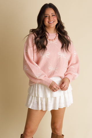 Feeling Bow-tiful Relaxed Fit Sweater