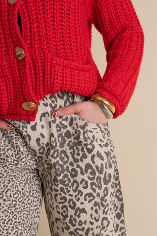 Believe In Me Barrel Leg Pants