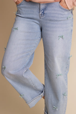 Claire High Rise Cropped Barrel Jeans