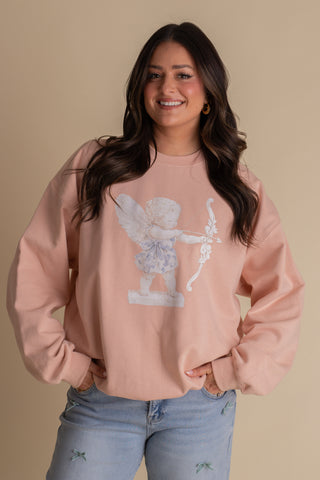 Blue Willow Cupid Sweatshirt