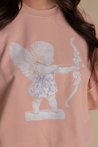 Blue Willow Cupid Sweatshirt