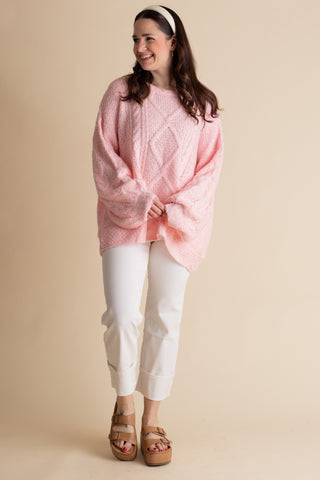 Micah High Rise Wide Crop Jeans