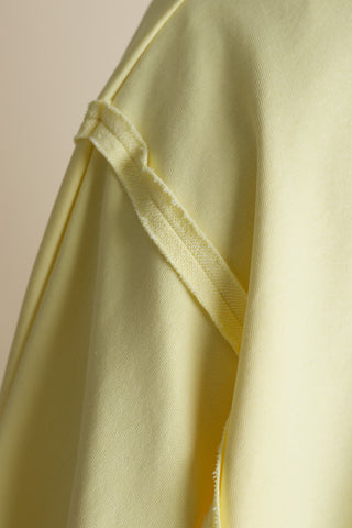 From Now On Hi-Low Sweatshirt - Light Yellow