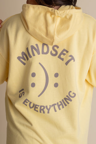 Mindset Is Everything Hoodie - Yellow