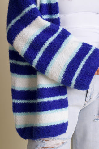 Mountain Views Striped Cardigan