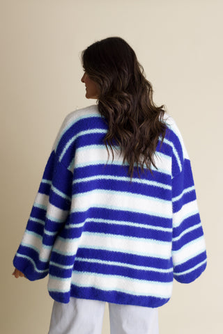 Mountain Views Striped Cardigan