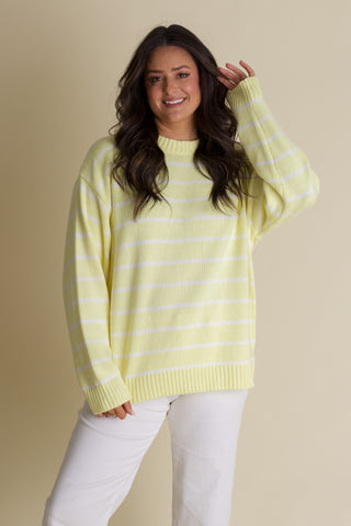 Sunny Days Striped Sweater