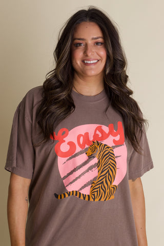 Easy Tiger Tee - Espresso
