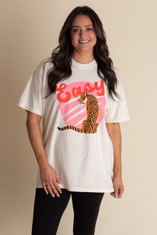 Easy Tiger Tee - Ivory