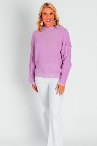 Never Forget Mock Neck Chenille Sweater *Final Sale*