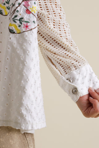 Added Flair Vintage Washed Shacket