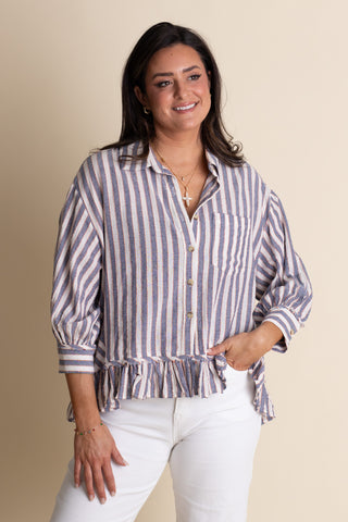 Close To Me Striped Top