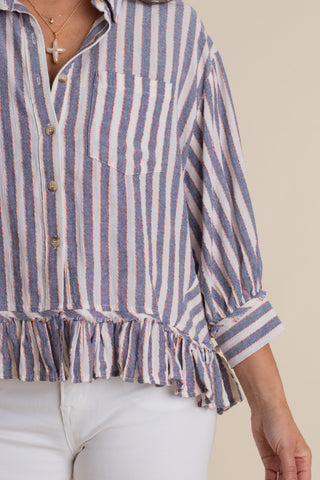 Close To Me Striped Top