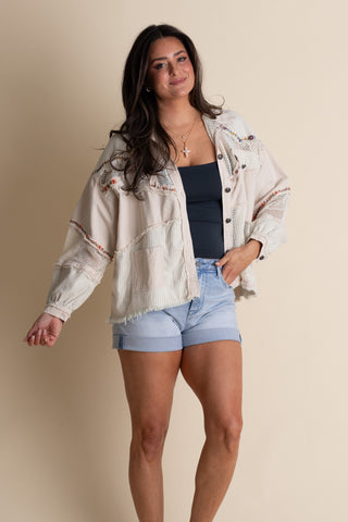 After Hours Balloon Sleeve Shacket