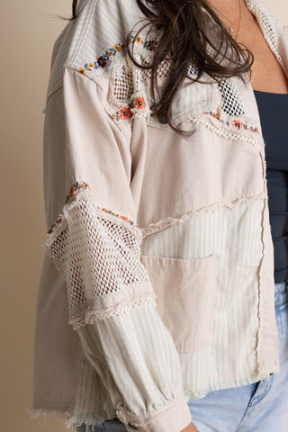 After Hours Balloon Sleeve Shacket