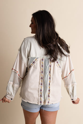 After Hours Balloon Sleeve Shacket