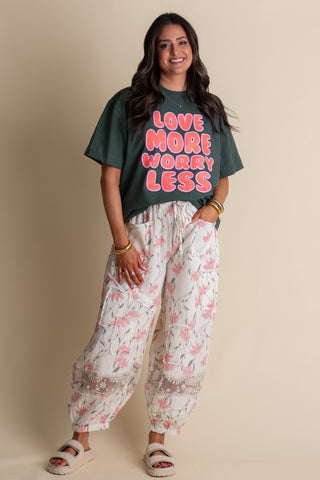 Love More Worry Less Tee