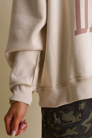 Dilly Dally Mock Neck Sweatshirt