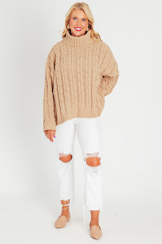 Like New Cable Knit Sweater *Final Sale*