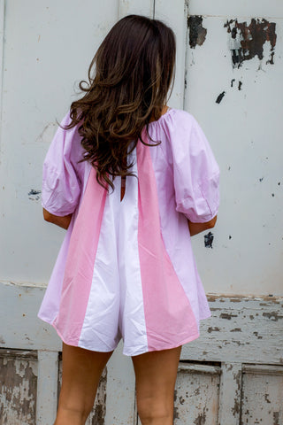 Blush Breeze Romper - Light Pink
