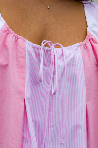 Blush Breeze Romper - Light Pink