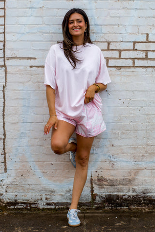 Soft Skies Shorts - Light Pink