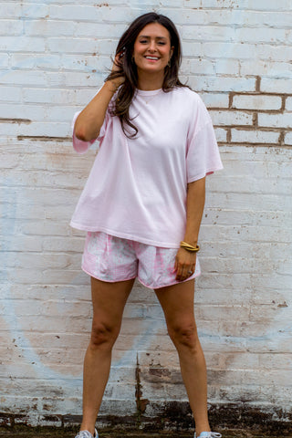 Soft Skies Shorts - Light Pink