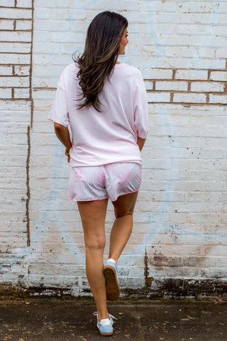 Soft Skies Shorts - Light Pink