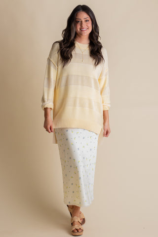 Sunny Days Knit Sweater