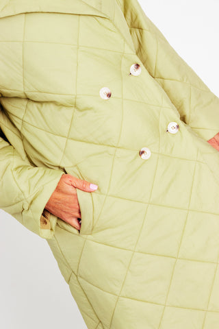 Always Falling Quilted Trench Coat *Final Sale*