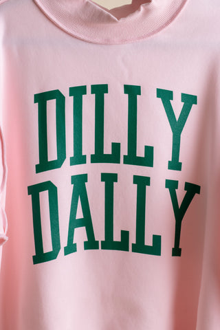 Dilly Dally Mock Neck Sweatshirt
