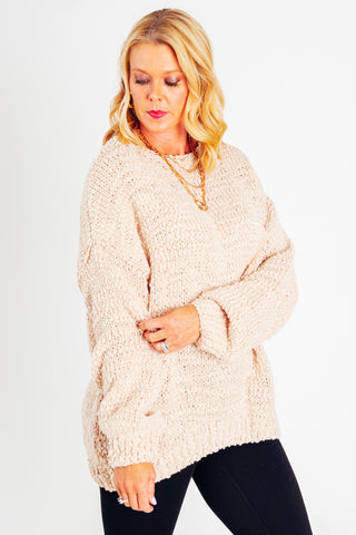 Over The Top Knitted Sweater *Final Sale*