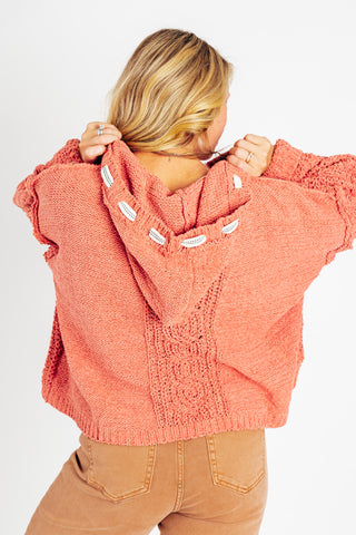 Don't Let Me Down Chenille Hooded Sweater *Final Sale*