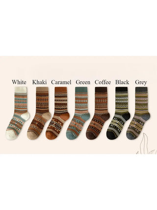Bohemia Totem Knit Socks