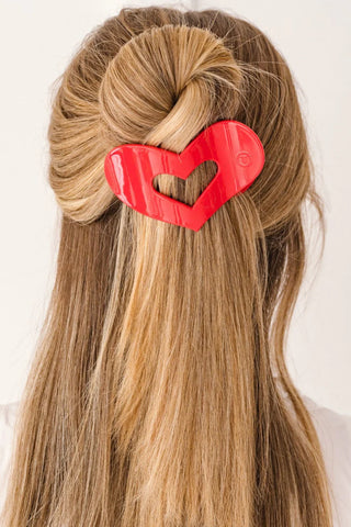 Teleties Queen Of Hearts Flat Hair Clip