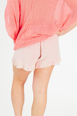 Summer Vibes Mineral Wash Shorts *Final Sale*