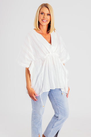 One To Remember V Neck Top *Final Sale*
